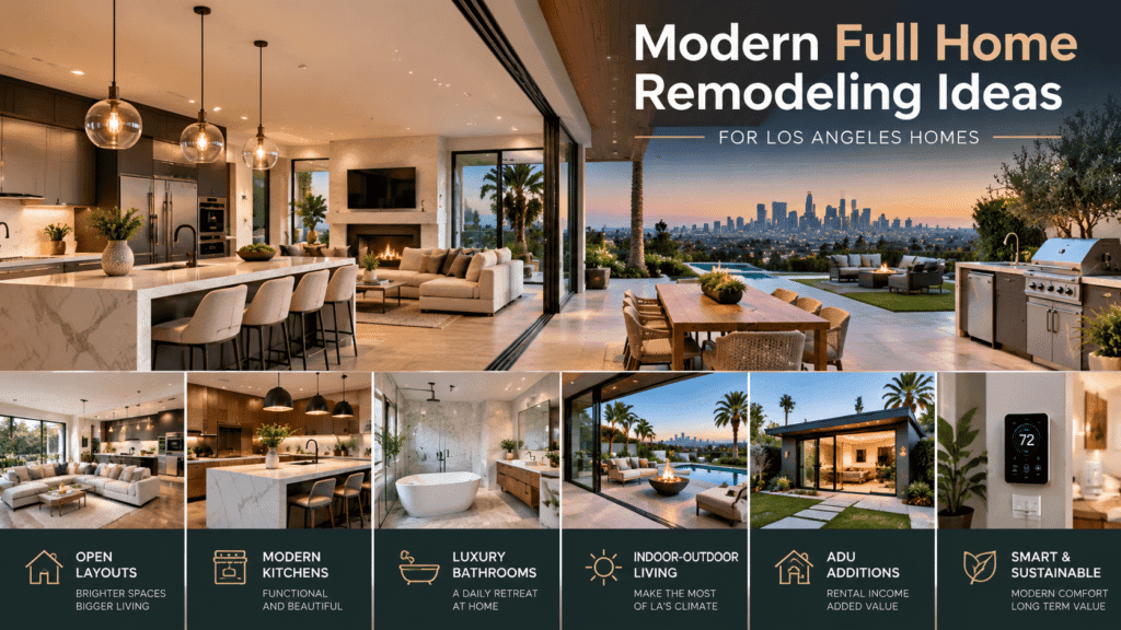 Modern Full Home Remodeling Ideas for Los Angeles Homes