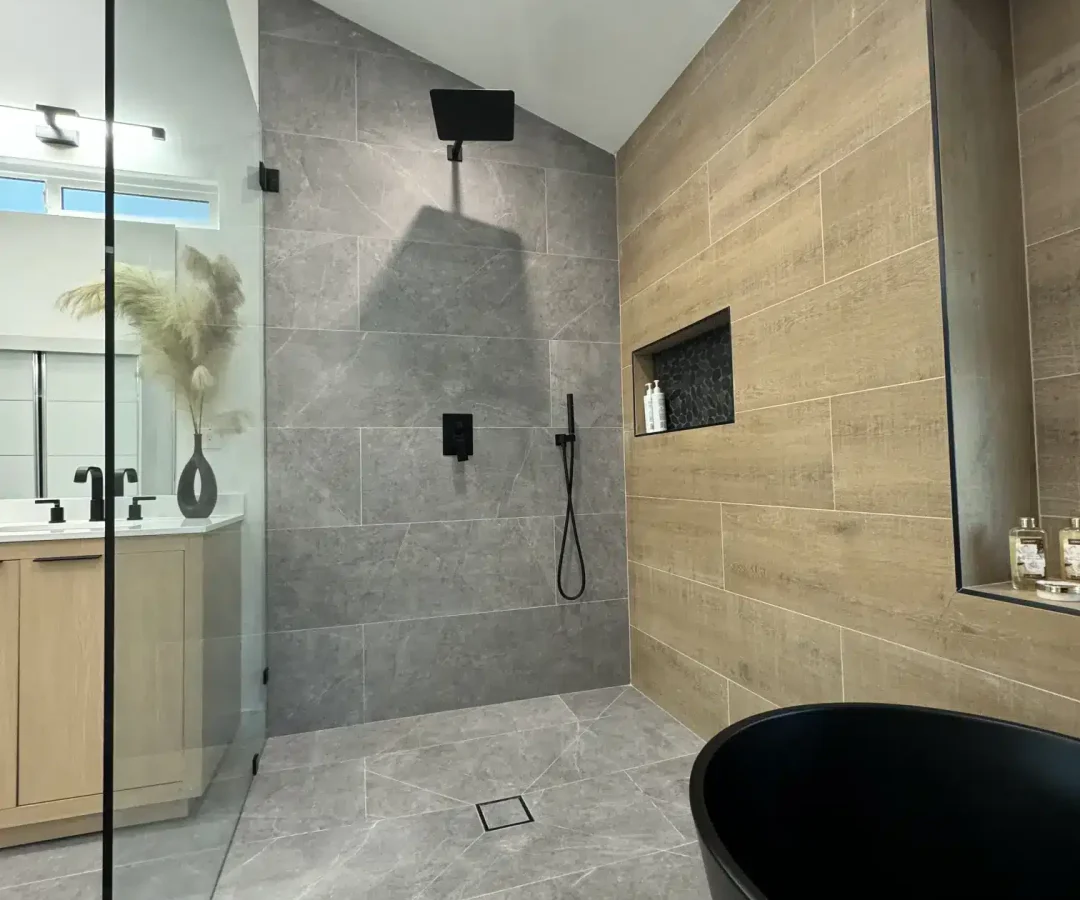 la bathroom remodel